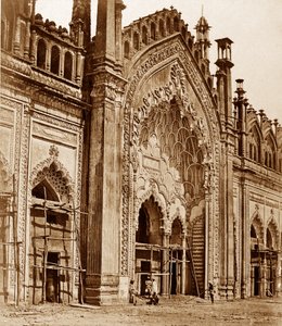 Puerta Summa Musjid, Lucknow de Felice Beato